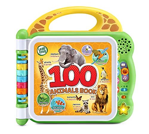 LeapFrog 100 Animals Book (Bilingual - English/French) Multicolor