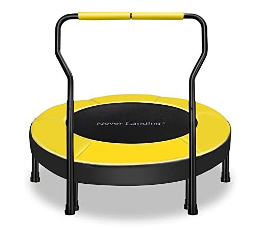 Neverlanding 36 Inch Trampoline Rebounder Safety Padded Cover Mini Trampoline for Indoor and Outdoor use