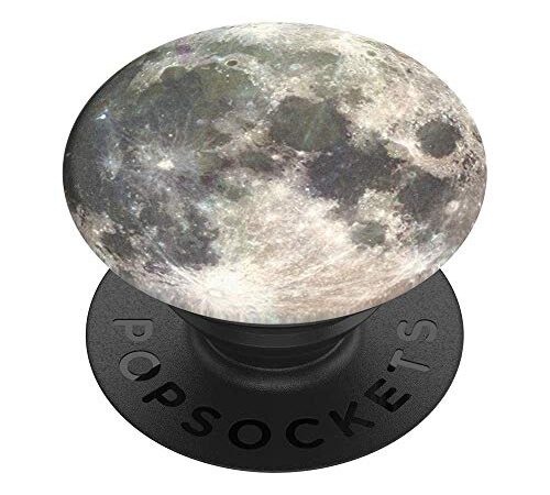 PopSockets: Phone Grip with Expanding Kickstand, Pop Socket for Phone - Moon