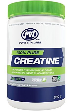 PVL 100% Pure Creatine | Creatine Monohydrate Micronized Powder | Pre-Workout Supplement | 300 g | Unflavoured