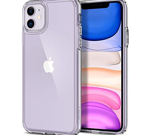 Spigen Ultra Hybrid Works with Apple iPhone 11 Case (2019) - Crystal Clear