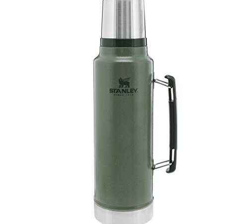 Stanley Classic Vacuum Insulated Wide Mouth Bottle - BPA-Free 18/8 Stainless Steel Thermos for Cold & Hot Beverages – Keeps Liquid Hot or Cold for Up to 24 Hours