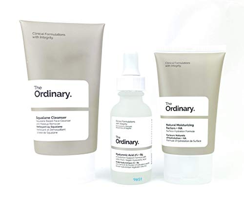 The Ordinary The Daily Set (3 Pcs: The Ordinary Squalane Cleanser - The Ordinary Hyaluronic Acid 2% + B5 - The Ordinary Natural Moisturizing Factors + HA)