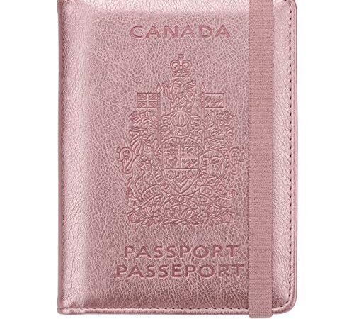 WALNEW RFID Blocking Passport Holder Wallet Cover Case