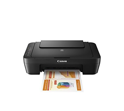 Canon PIXMA MG2525 Photo All-in-One Inkjet Printer with Scanner and Copier, Black