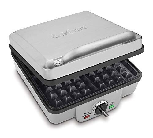 Cuisinart WAF-350C Belgian Waffle Maker with Pancake Plate, Silver