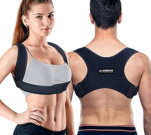 Posture Corrector For Men And Women - Adjustable Upper Back Brace, Upper Spine Support- Neck, Shoulder, Clavicle and Back Pain Relief-Breathable