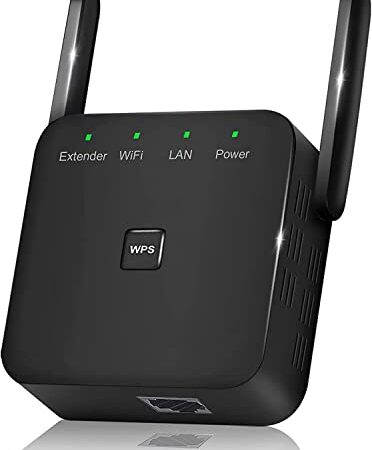 2023 Newest WiFi Extender, WiFi Booster, WiFi Repeater，Covers Up to 9860 Sq.ft and 60 Devices, Internet Booster - with Ethernet Port, Quick Setup, Home Wireless Signal Booster