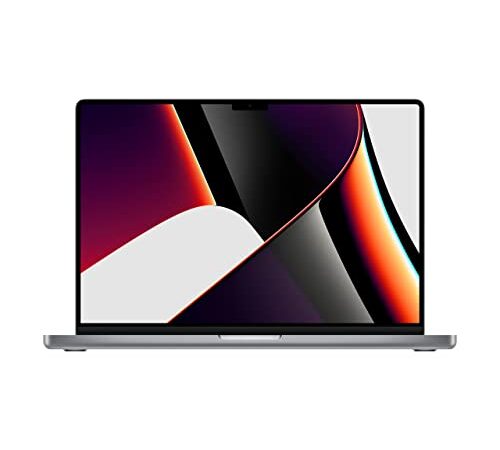 Apple 2021 MacBook Pro (16-inch, Apple M1 Pro chip with 10‑core CPU and 16‑core GPU, 16GB RAM, 512GB SSD) - Space Grey - English