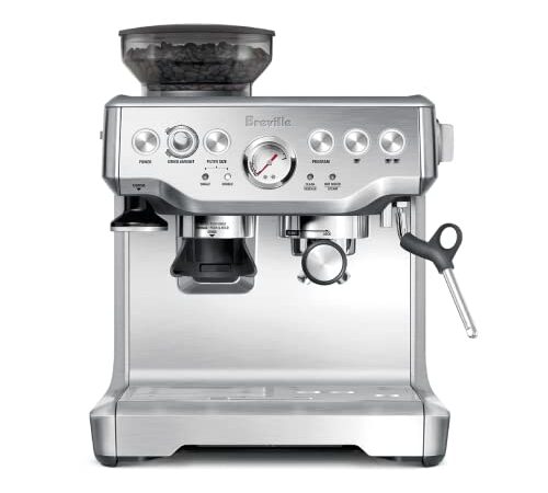 Breville Barista Express Espresso Machine, Brushed Stainless Steel, BES870XL