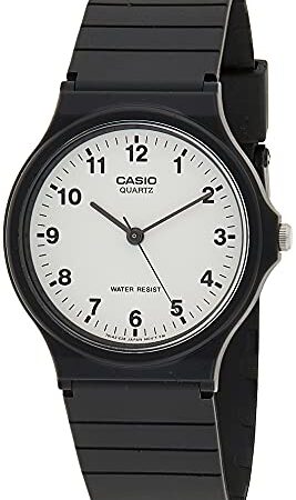 Casio Men's MQ24-7B Analog Black Resin Strap Watch