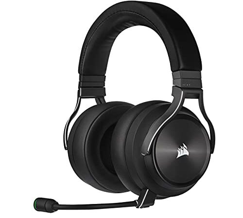 CORSAIR VIRTUOSO RGB WIRELESS XT High-Fidelity Gaming Headset with Spatial Audio, Slate