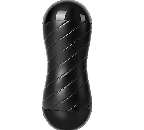 MO - Black Shell and Skin-friendly Pink Inner Lining Silicone Pocket Pussies for Men,2023 NEW,Black (Black2)