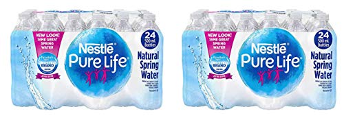 Nestle Pure Life 100% Natural Spring Water 24 Count, 500ml … (2 Pack)