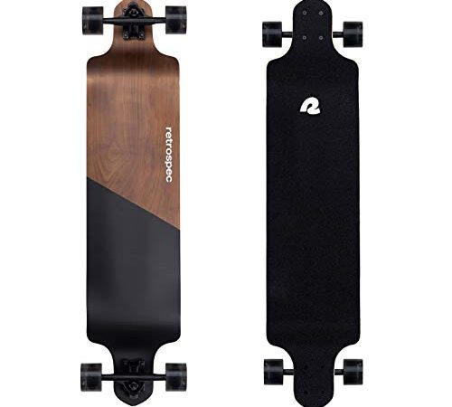 Retrospec Tidal 41-inch Drop-Down Longboard Skateboard Complete 41-Inch