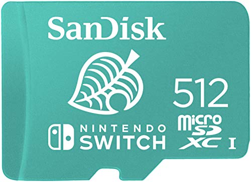 SanDisk 512GB microSDXC-Card, Licensed for Nintendo Switch - SDSQXAO-512G-GNCZN