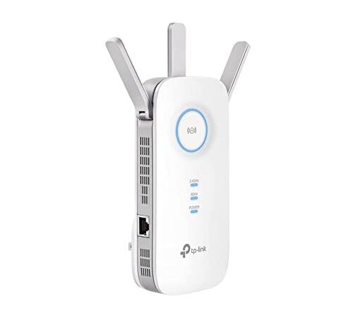 TP-Link AC1900 WiFi Extender (RE550), Covers Up to 2800 Sq.ft and 35 Devices, 1900Mbps Dual Band Wireless Repeater, Internet Booster, Gigabit Ethernet Port