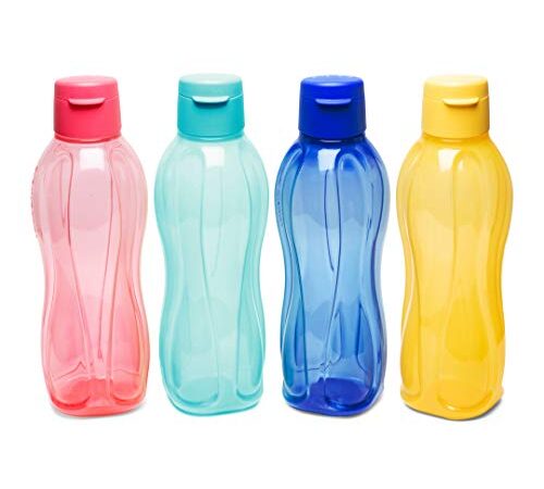 Tupperware FlipTop Water Bottle Set, 750ml, Set of 4