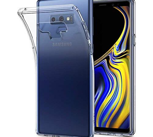 Vultic [Clear] Case for Samsung Galaxy Note 9, Soft Slim Fit Shockproof TPU Lightweight Thin Transparent Cover