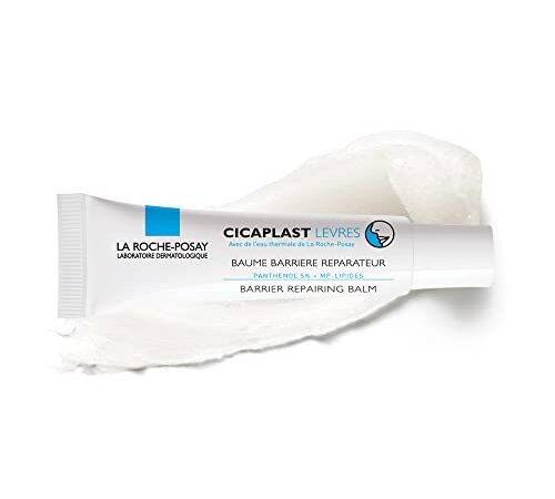 La Roche-Posay Lip Balm, Cicaplast Lips Moisturizer for Cracked, Chapped Very Dry Lips & Cheilitis with Shea Butter & Panthenol. Suitable for all skin types, sensitive skin & children. Dermatologist Recommended, 7.5 ML