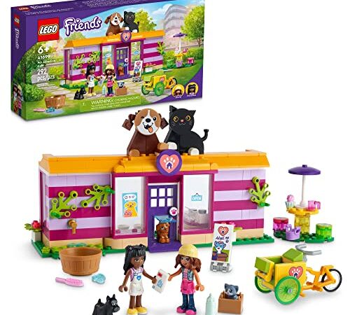 LEGO Friends Pet Adoption Café 41699 Building Toy Set for Kids, Girls, and Boys Ages 6+ (292 Pieces)