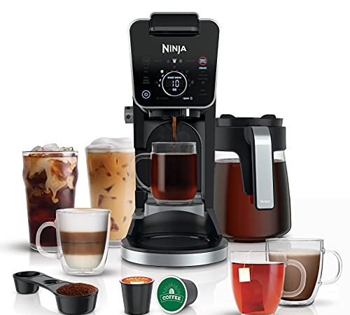 Ninja CFP301C DualBrew Pro Specialty Coffee System, Single-Serve, Pod, and 12-Cup Drip Coffee Maker (Canadian Version) , Black