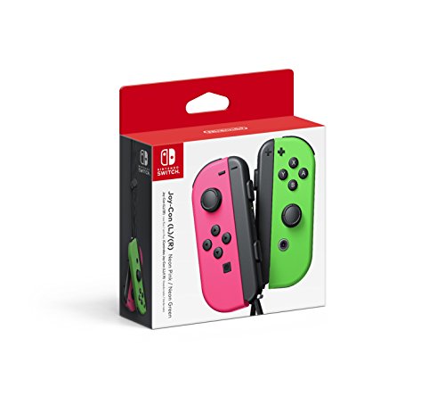 Nintendo Switch Joy-Con (L/R) Neon Pink/ Neon Green - Left and Right Edition