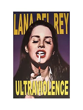 RULING Ultraviolence Lana DEL Rey Panel Hanging Poster Wall Art Prints Poster Wall Art Print Decor Print, 11x17(28x43cm)