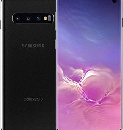 Samsung Galaxy S10 128GB SM-G973 LTE GSM Unlocked - Prism Black (Renewed)